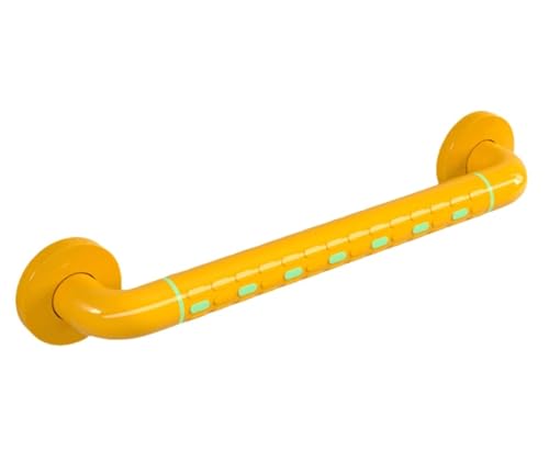 Bathroom Safety Bar 304 Stainless Steel Grab Bars for Bathtubs and Showers Handicap Bathtub Anti Slip Handrail for Elderly Disabled and Injury - color: Yellow, size: 11.8inch