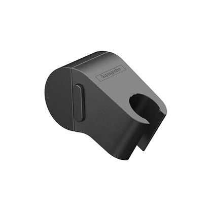 hansgrohe WallStoris Modern Handheld Shower Head Holder in Matte Black, 27917670 - color: Matte Black, style: American