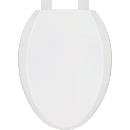 PROFLO PFTSEC2000 Elongated Closed-Front Toilet Seat with Quick Release and Easy Clean - White - size: 18.5 inches x 14 inches