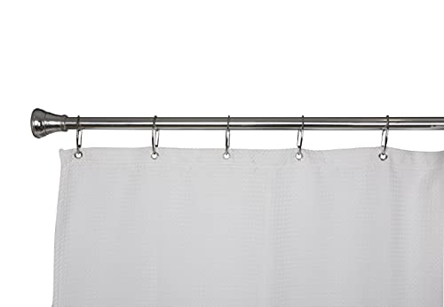 Shower Hooks - Shower Curtain Rings for Bathroom - Rust Proof Shower Curtain Hooks for Shower Curtain or Liner - Set of 12, Polished Chrome - color: Chrome