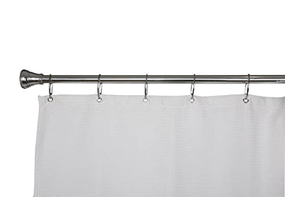 Shower Hooks - Shower Curtain Rings for Bathroom - Rust Proof Shower Curtain Hooks for Shower Curtain or Liner - Set of 12, Polished Chrome - color: Chrome