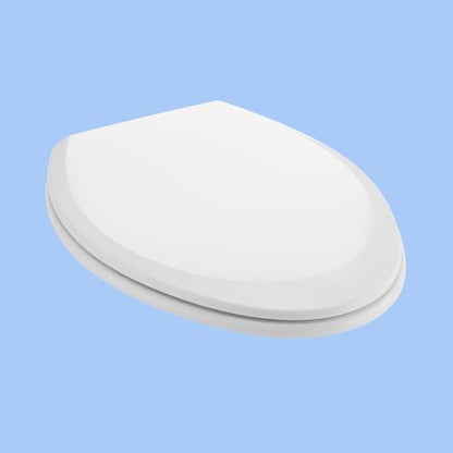 TUSHY Elongated Toilet Seat with Soft-Close, Fits All Bidet Attachments | Basic Install 6 Minutes, Quick-Release for Easy Cleaning, Non-Slip Pads