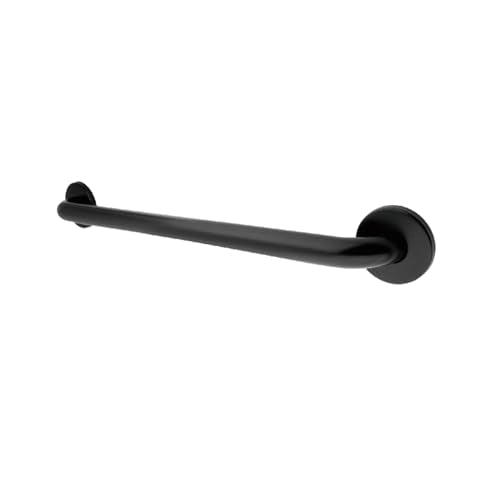Kingston DR114240 Stainless Steel Decorative Grab Bar, Matte Black - color: Matte Black