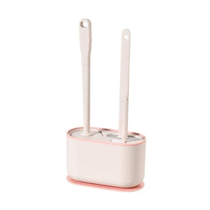 Silicone Toilet Brush Plunger Set,2 in 1 Toilet Bowl Brush and Holder Plunger Set,Plunger Toilet Brush Combo,Bathroom Toilet Brush,Toilet Brush Set,Toilet Scrubber and Plunger Set