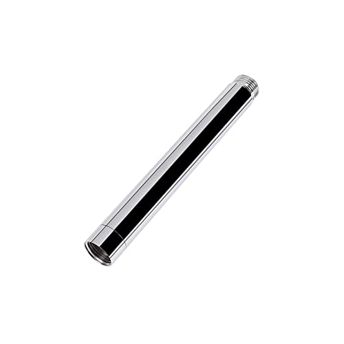 Shower Head Extension Arm, Shower Extender Water Outlet- Lowers Existing, Shower Pipe Extension for Bathroom, Made of Solid Metal Stainless Steel(6 Inch, Chrome Finish) - color: Chrome Finish, style: 6 Inch
