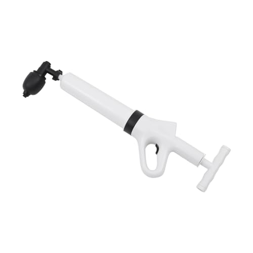Air Plunger for Toilet,Toilet Plunger, Drain Plumb Plunger,Power Plunger,High Pressure with Detachable Assembly Heads for Plugging Toilets,Kitchens,Bathrooms (White)