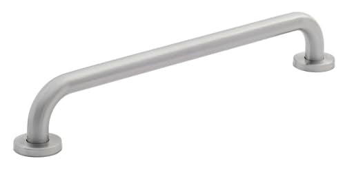 Commercial 24 Inch Stainless Steel Restroom Grab Bar, 1" Diameter Wall Mounted Grab Bar for Bathrooms and Showers - size: 24"