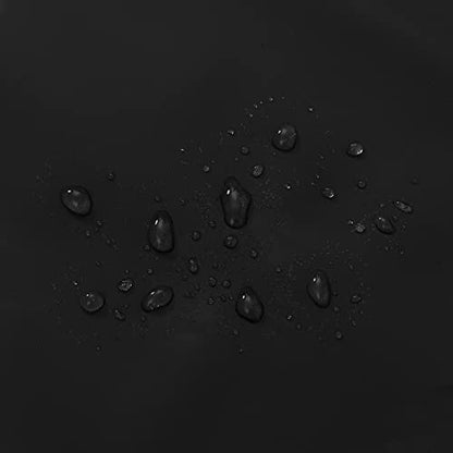 Barossa Design Black Shower Curtain Liner Standard Size | Premium PEVA, BPA & PVC Free, No Chemical Smell, Metal Grommets, Lightweight Shower Curtain with 3 Magnets for Bathroom - color: Black, size: 72"W x 72"L (Pack of 1)