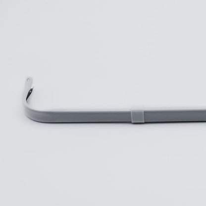 Yafa Home Fashion Heavy Duty Single Standard Adjustable Curtain Rod Hardware Included, Projection distance from the wall 2.5 inches(White, 26"-48") - color: White, size: 26” - 48”