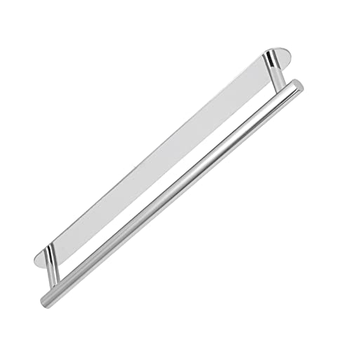 Stainless Steel Self Adhesive Towel Bar, Bathroom Towel Holder Wall Mounted No Drill Installation, Rust Towel Rack for Bath Kitchen Laundry Room (50cm) - size: 50cm