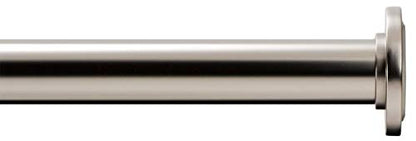 Ivilon Tension Curtain Rod - Spring Tension Rod for Small Windows or Shower, 16 to 24 Inch. Satin Nickel - color: Satin Nickel