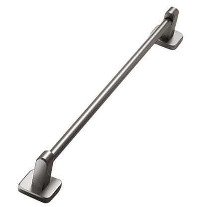 No-Drill Adhesive Towel Holder Bar 40cm Gray Heavy Duty Wall-Mounted Towel Rack for Bathroom Kitchen Shower Door