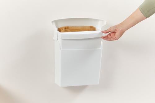 Rubbermaid Commercial Products Wall-Mounted Sanitary Napkin Receptacle Rigid Liner Easy to Clean Durable Space Saving for Restrooms in Restaurants/Hotels/Schools/Airports/Offices - style: Receptacle