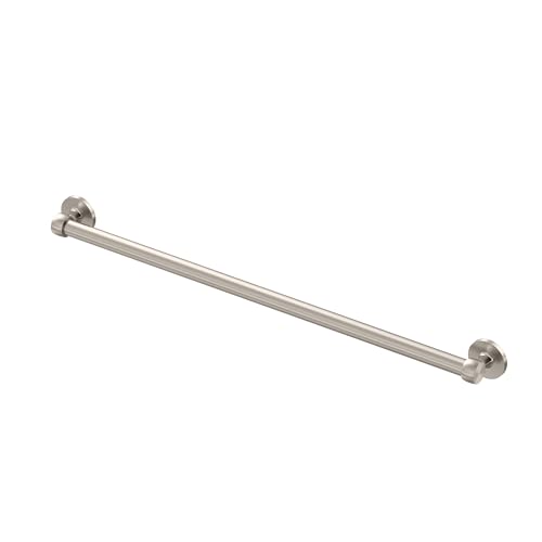 Gatco 624SN Gibson 36" L Bathroom Grab Bar, Satin Nickel, ADA Compliant Stainless Steel Safety Grab Bar - color: Satin Nickel, size: 36''L