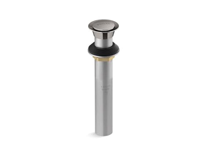 Kohler K-33151-TT Bathroom sink clicker drain without overflow, Vibrant Titanium - color: Vibrant Titanium