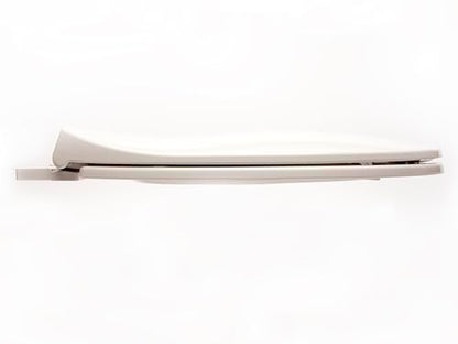 2Q1E6-04 Builder Grade Slow Close Plastic Toilet Seat with Vari Adjust Lok-Down R'N'C Hinge and Quik-Lok Mounting Hardware, Elongated, Cotton White - color: Cotton White, style: Elongated