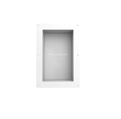 New Ready for Tile Recessed Bathroom Shower Shampoo Shelf Niche (8" X 14" Small Rectangular) - size: 8" x 14" Small Rectangular