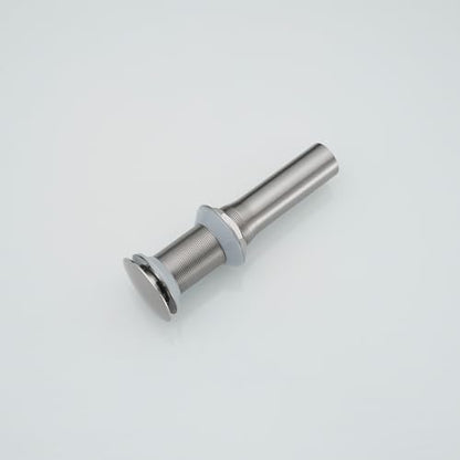 Brushed Nickel Bathroom Sink Drain Pop up Drain Without Overflow Rustproof | Bathroom Sink Stopper with Detachable Strainer Basket All Metal Rustproof Fits 1-1/2" to 1-3/4" Sink Hole by Homevacious - color: Brushed Nickel