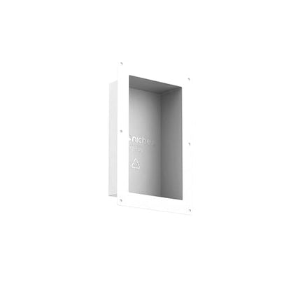 New Ready for Tile Recessed Bathroom Shower Shampoo Shelf Niche (8" X 14" Small Rectangular) - size: 8" x 14" Small Rectangular