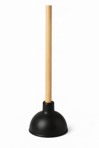 SOFINNI Heavy Duty Toilet Plunger Clogged, Unclog Sink Flange | Plungers for Bathroom - Dual Purpose Flap Drain Cleaner