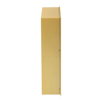 Recessed Toilet Paper Holder in Wall Tissue Toilet Roll Holder Stainless Steel recessed wall Niche Bathroom Toilet Paper Holder with Storage Cabinet for Kitchen Bedroom Hotel (26in-Gold) - color: 26in-gold