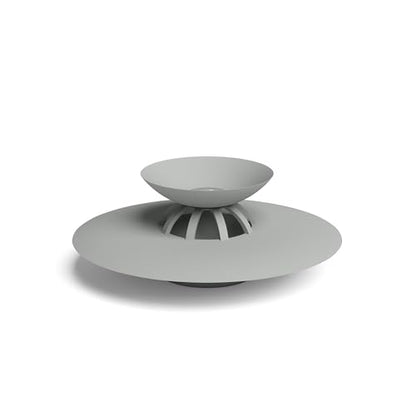 Umbra Flex Hair Catcher, Dual Purpose Shower Drain Stopper, 3-Inch, Grey - color: Gray