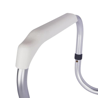 Toilet Support Frame: Non-slip Safety Rail, Aluminum Foot Bar, Portable Bath Handle | Stable Bath Aid for Elderly, Disabled, Pregnant Women