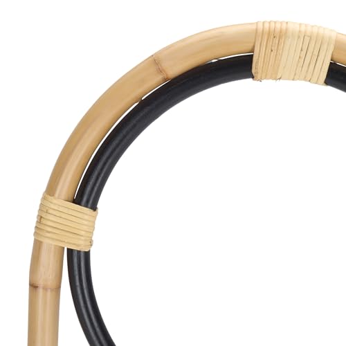 SAFAVIEH Home Collection - Kino Natural & Black 3-Tier Rattan Towel Hanger, Fully Assembled (STG6501D) - color: Natural/Black