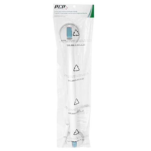 PCP Suction Grip Bathtub and Shower Safety Handle, White, 24 Inch - size: 24 Inch (Pack of 1)