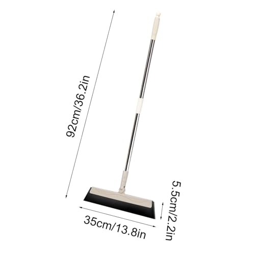 Long Handle Floor Squeegee, Squeegee Broom for Floor, Window Squeegees, Shower Squeegees, Multi-Purpose Cleaning Tools Sweeper Broom for Bathroom Kitchen Bedroom Floor Window Glass