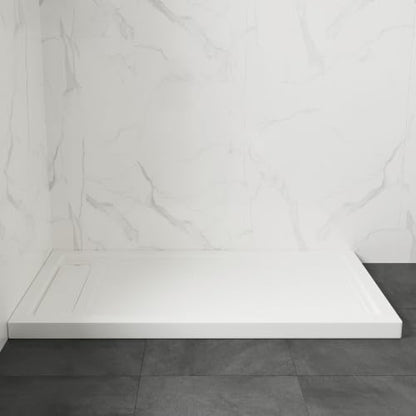 OVE Decors 60x32" Shower Base, White - size: 60 x 32, style: Side Drain