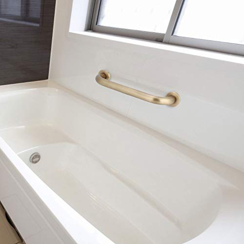 Antislip Brass Bathtub Hand Bar Drilling Installation 30cm Handrail for Bathroom Non Slip Handle for Safety Use in Hotel Bedroom Kitchen and Living Room