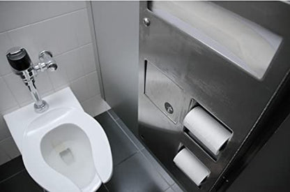 Centoco 2 inch Raised Toilet Seat for Seniors, Elongated, Commercial, White | Plastic, Open Front No Cover, Made in the USA, HL1500STSCC-001 - size: Elongated, style: 2" Raised
