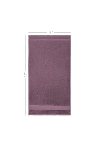 Ozdilek 6-Piece Bath Towel Set, 2 Bath, 2 Hand, 100% Cotton Turkish Towels, 2 Bath Towels (30x60/550 GSM), 2 Hand Towels (16x30/575 GSM), 2 Washcloths (13x13/600 GSM) (Orchid Purple) - color: Orchid