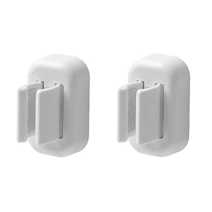 2PCS Wall Mounted Electric Toothbrush Holder, Adhesive & Waterproof Holder | No-Drill Design, Multi-Function Bathroom Organizer for Shower & Cabinet, Space Saving (White) - color: White Toothbrush Holder-2pcs