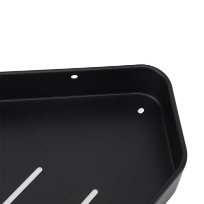 Space Aluminium Corner Shower Shelf, Wall Mounted Rustproof Bathroom Storage, Easy Installation, No Punching Required, Large Capacity for Toiletries and Cosmetics