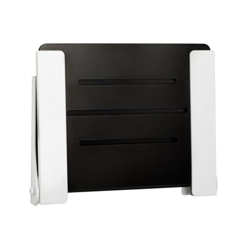 Seachrome Silhouette Folding Wall Mount Shower Bench Seat, Black Seat with White Frame - color: Matte Black Seat With White Frame