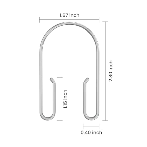 Chrome Shower Curtain Hooks Rings，Double Sided Shower Curtain Hooks Rust Proof，12 pcs Shower Hooks for Inside Shower，Smooth Sliding Anti-Drop Double Shower Rings for Curtain (Chrome) - color: Chrome