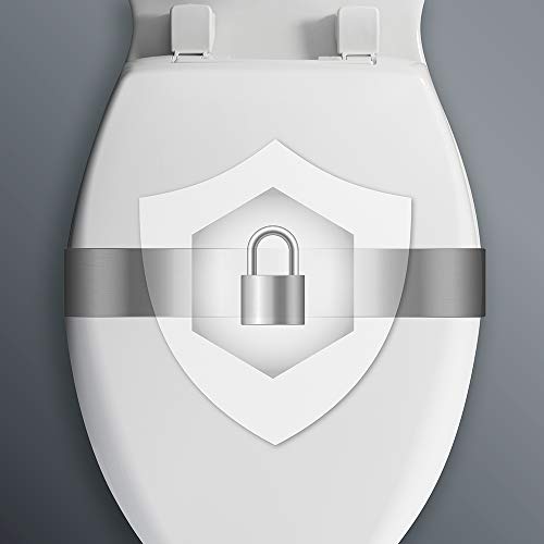 MAYFAIR Toilet Seat will Slow Close and Never Come Loose, ELONGATED, Long Lasting Plastic, White, 120SLOWE 000 - color: White, size: Elongated