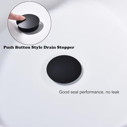 Polished Brushed Nickel Vessel Sink Drain - Bathroom Pop-Up Drain with Detachable Basket Stopper, Anti-Clogging Strainer & Overflow Protection - color: Brushed Nickel, size: with overflow