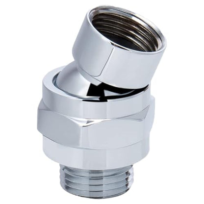 Adjustable Showerhead Connector Brass Shower Connector Balls Joint Replacement Shower Arm Extension Shower Connector