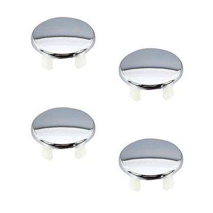 4 Pieces Bathroom Basin Sink Overflow Cover Rings Sink Overflow Ring Hole Round Basin Trim Drain Cap Cover for Kitchen Bathroom - color: Single layer