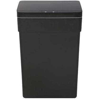 BestOffice 13 Gallon Trash Can Automatic Kitchen Trash Can Touch Free High-Capacity Garbage Can with Lid for Bedroom Bathroom Home Office 50 Liter (Black, 1) (1, Black) - color: Black