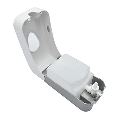 Manual Soap and Hand Sanitizer Dispenser, Soap/Lotion/Gel, Wall Mount, 1000ml/33oz. Commercial or Residential - White - color: White