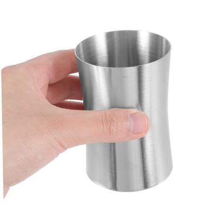Multi-Functional Toothbrush Cup with Smooth Edge Food Grade Stainless Steel Mouthwash Holder for Bathroom Essentials Travel Tumbler for Rinsing and Organizing