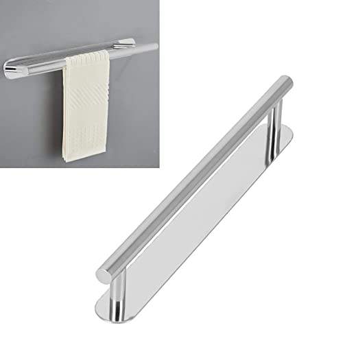 Stainless Steel Self Adhesive Towel Bar, Bathroom Towel Holder Wall Mounted No Drill Installation, Rust Towel Rack for Bath Kitchen Laundry Room (50cm) - size: 50cm