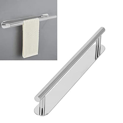 Stainless Steel Self Adhesive Towel Bar, Bathroom Towel Holder Wall Mounted No Drill Installation, Rust Towel Rack for Bath Kitchen Laundry Room (50cm) - size: 50cm