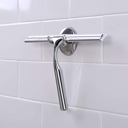 Shower Squeegee for Glass Doors and 2 Pack Soap Dish Soap Holder