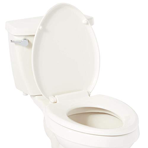Signature Hardware 447334 Elongated Closed-Front Toilet Seat And Lid with Soft Close and Quick Release