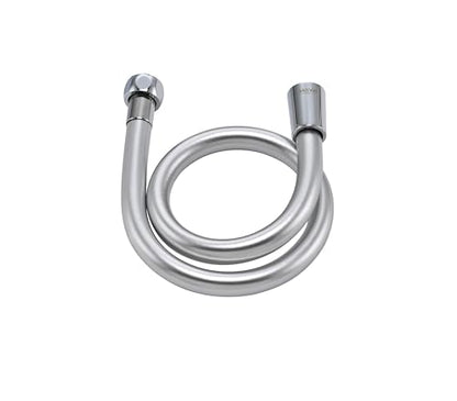 23 Inches PVC Shower Bidet Hose Shower Faucet Hose | 60cm High pressure Showerhead Hose Extra Long,Used In RV, Showerhead, Sprayer, Bidet, Pet Cleaning,Faucet,Bathtub - color: Silver, size: 23 In